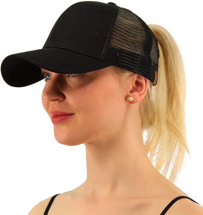 C.C Classic High Ponytail Baseball Cap