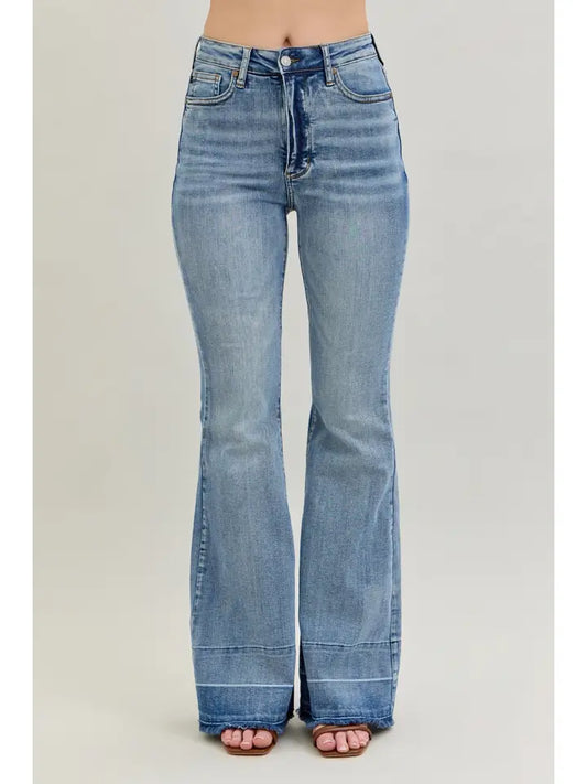 Judy Blue HW Tummy Control Flare Jeans