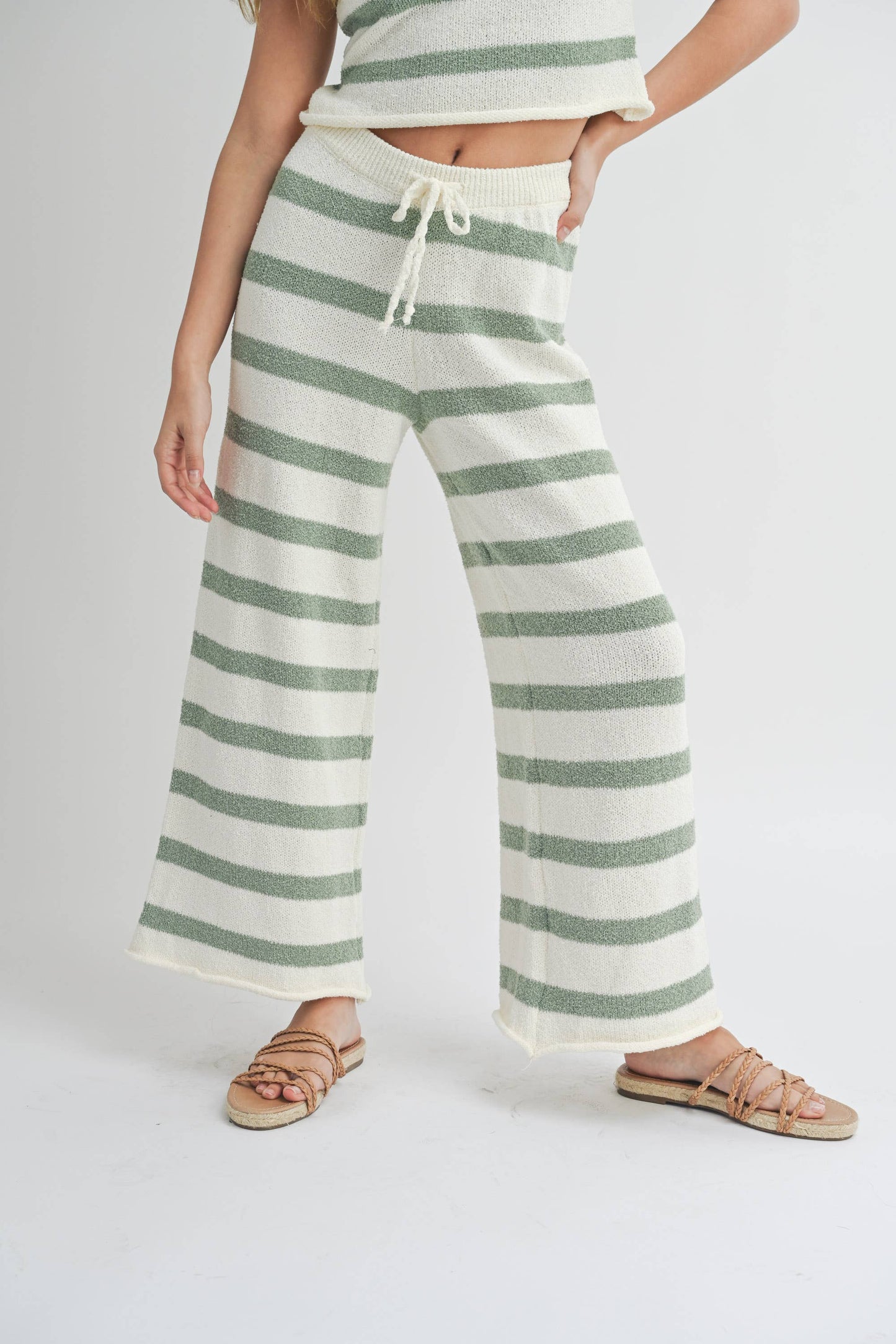 Angelique Striped Knit Pants