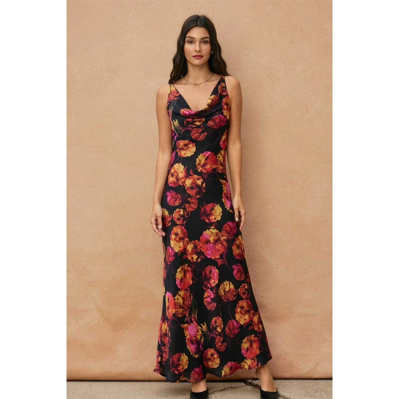 Golden Haze Maxi Dress