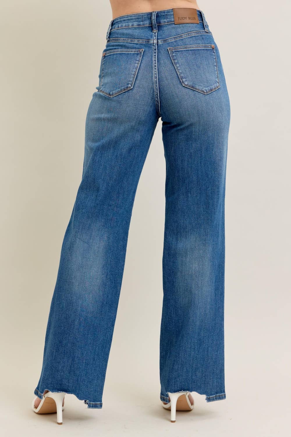 Judy Blue HW Tummy Control  Wide Leg