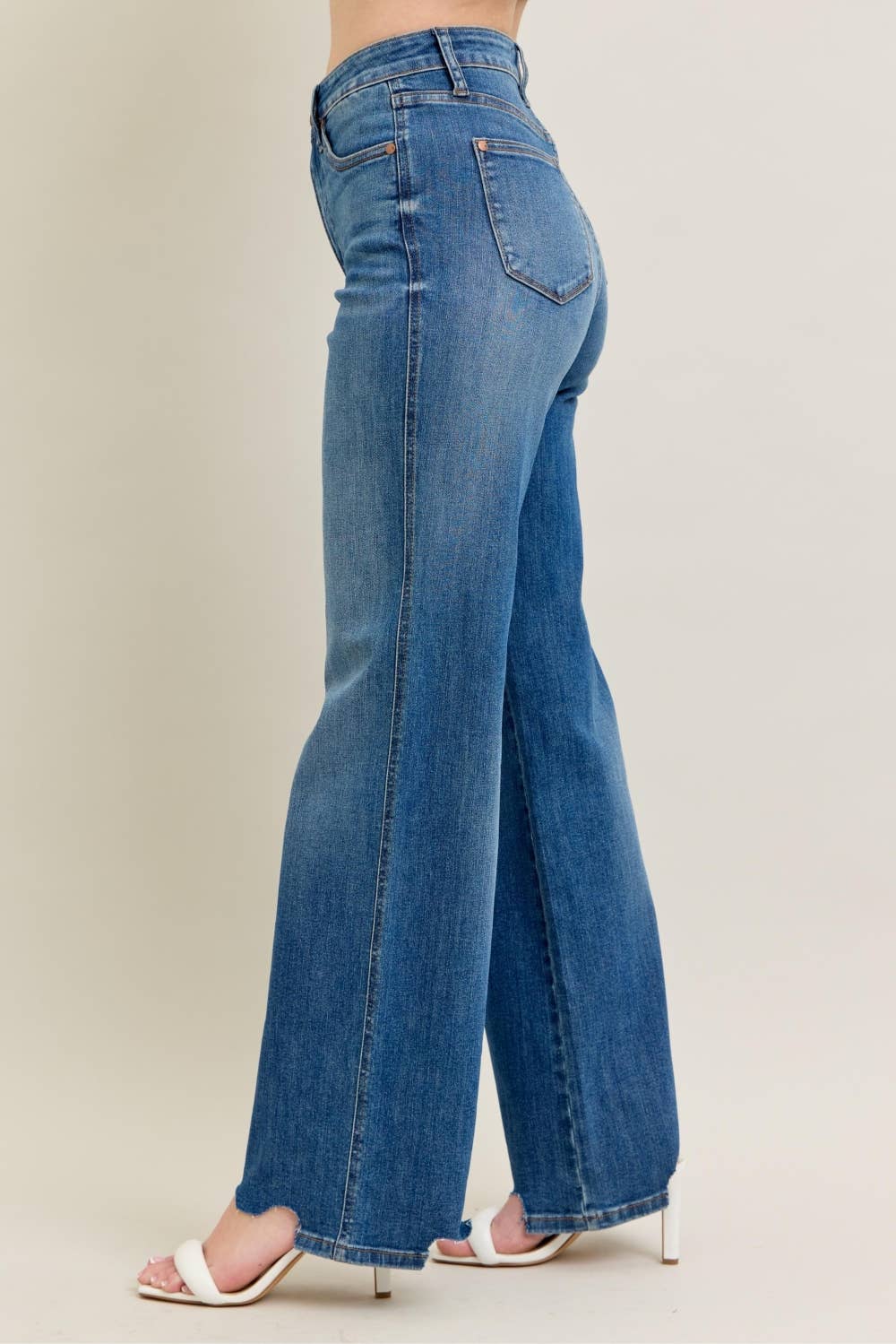 Judy Blue HW Tummy Control  Wide Leg