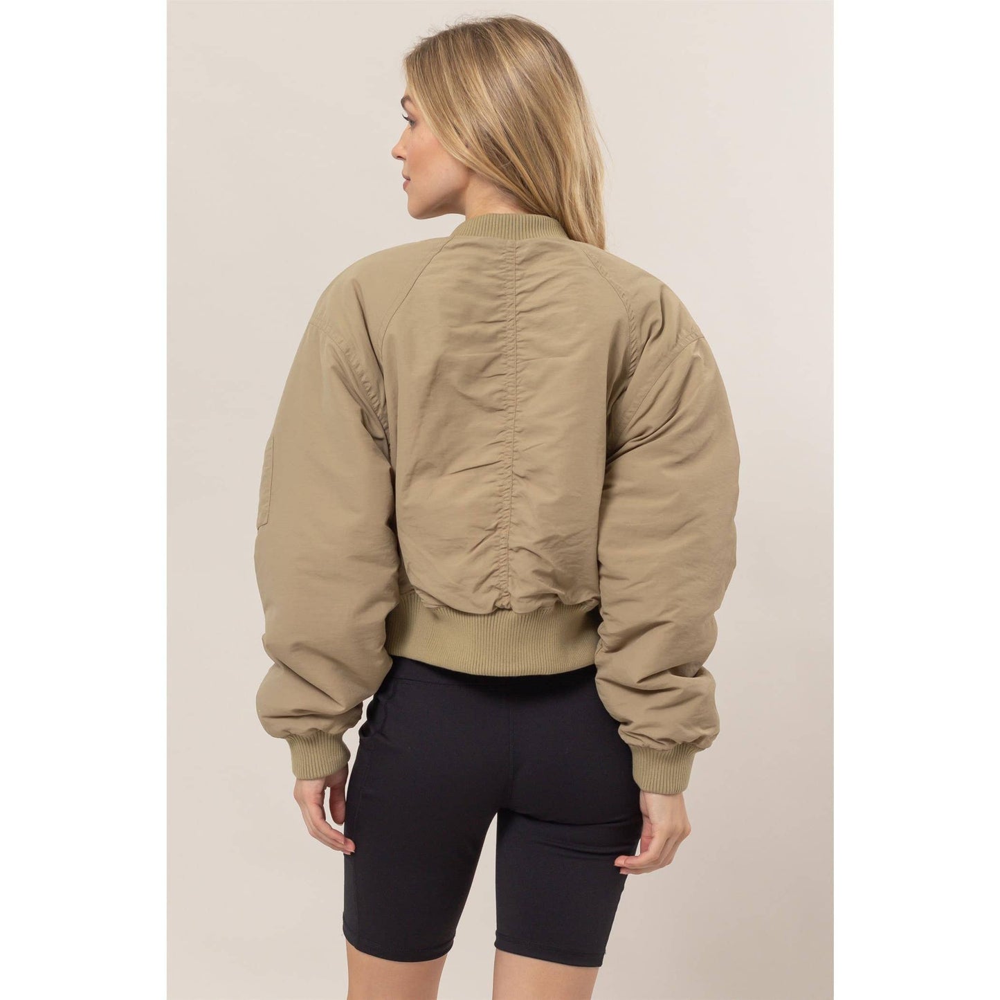 Avery Bomber Puffer Jacket