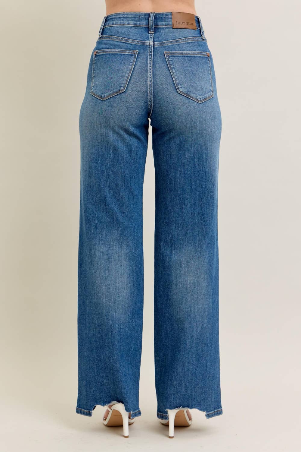 Judy Blue HW Tummy Control  Wide Leg