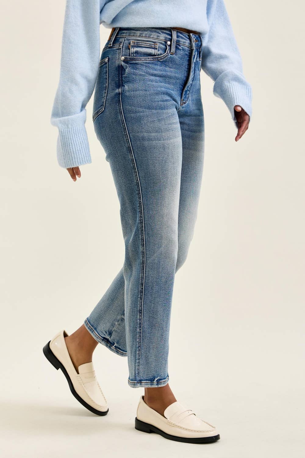Peggy Judy Blue Ankle Straight