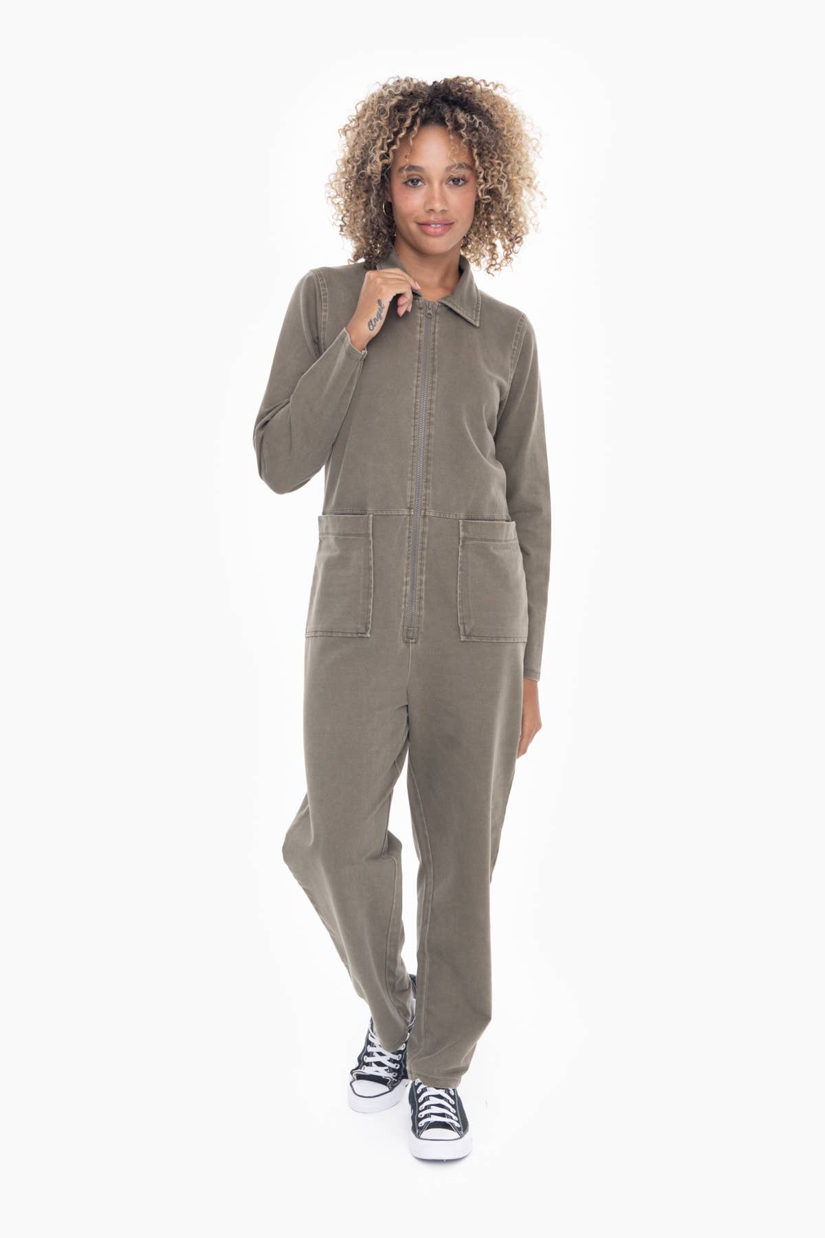 Maya Mineral Wash Jumpsuit