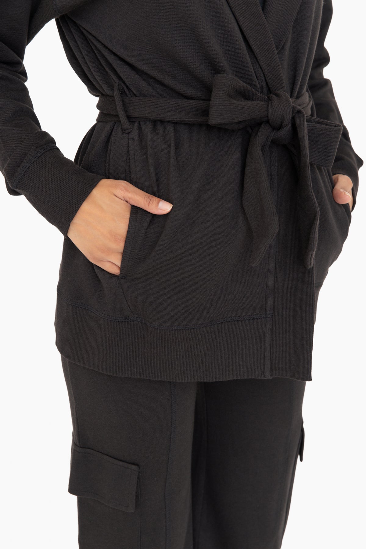 Organic Cotton Wrap Cardi