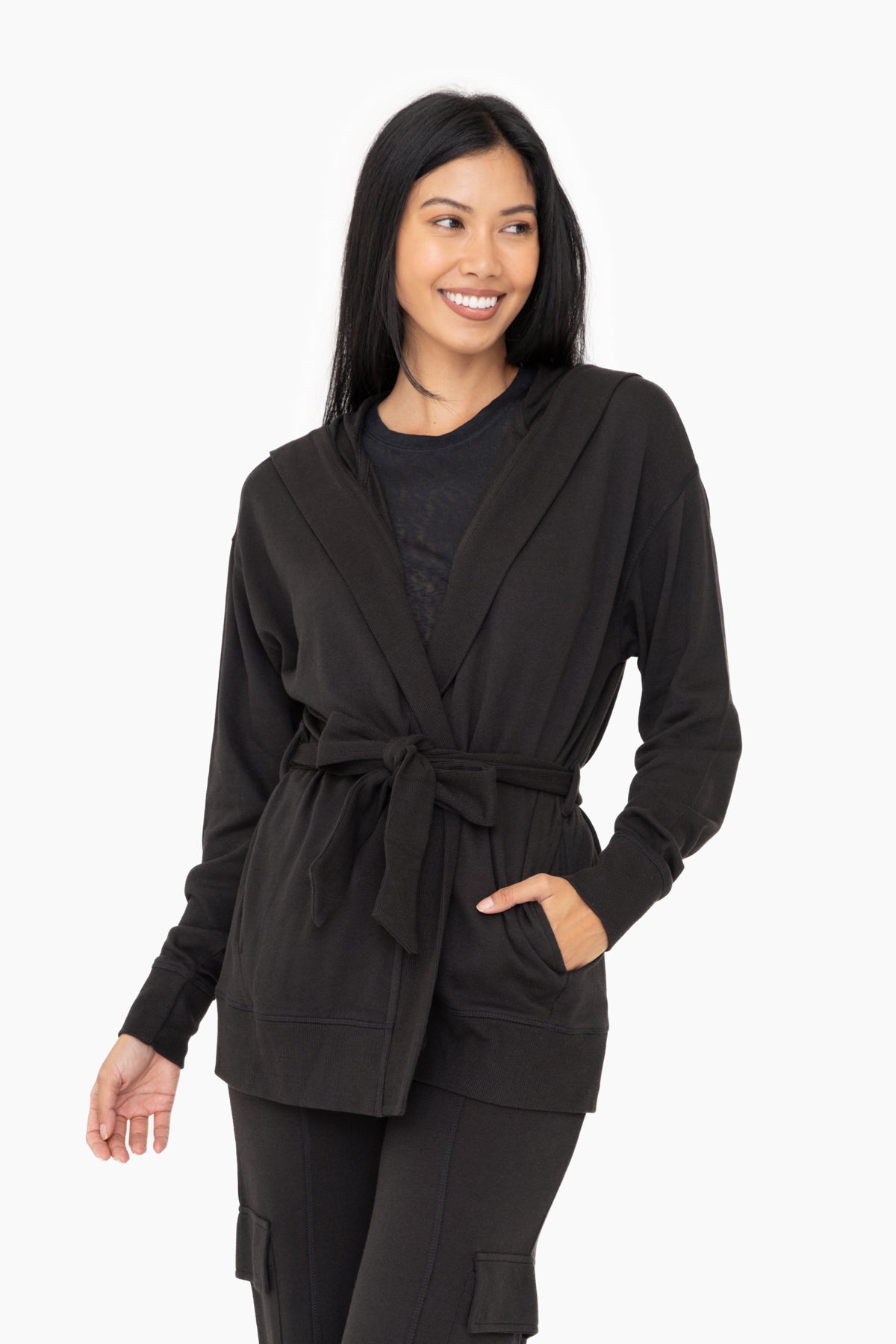 Organic Cotton Wrap Cardi