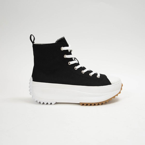 Chunky Platform Sneaker-Black
