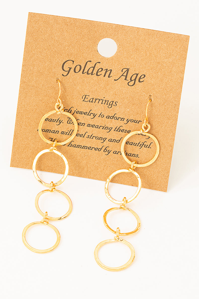 Circle Cut Out Earrings