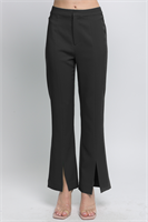 Slit It Slacks-Black