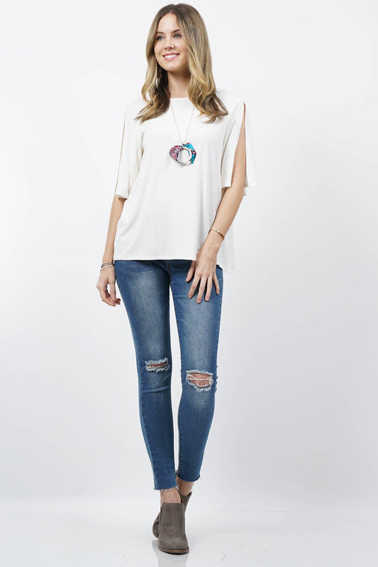 Luca Top-White